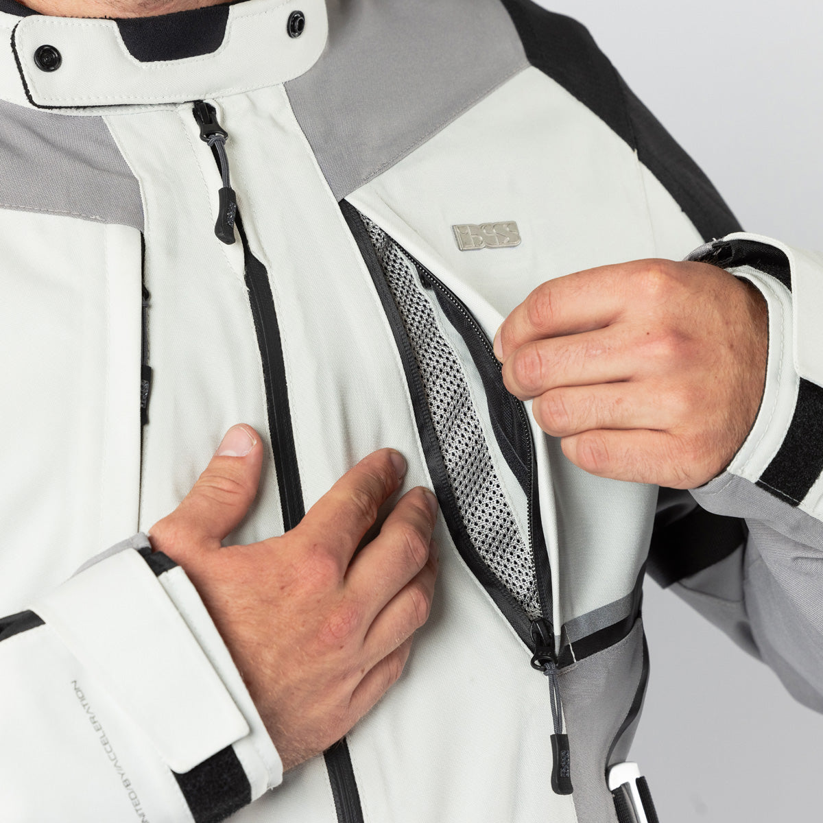 Tourster-STX 1.0 Laminatjacke hellgrau-grau