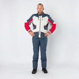 Tourster-STX 1.0 Laminatjacke hellgrau-blau-rot