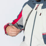 Tourster-STX 1.0 Laminatjacke hellgrau-blau-rot