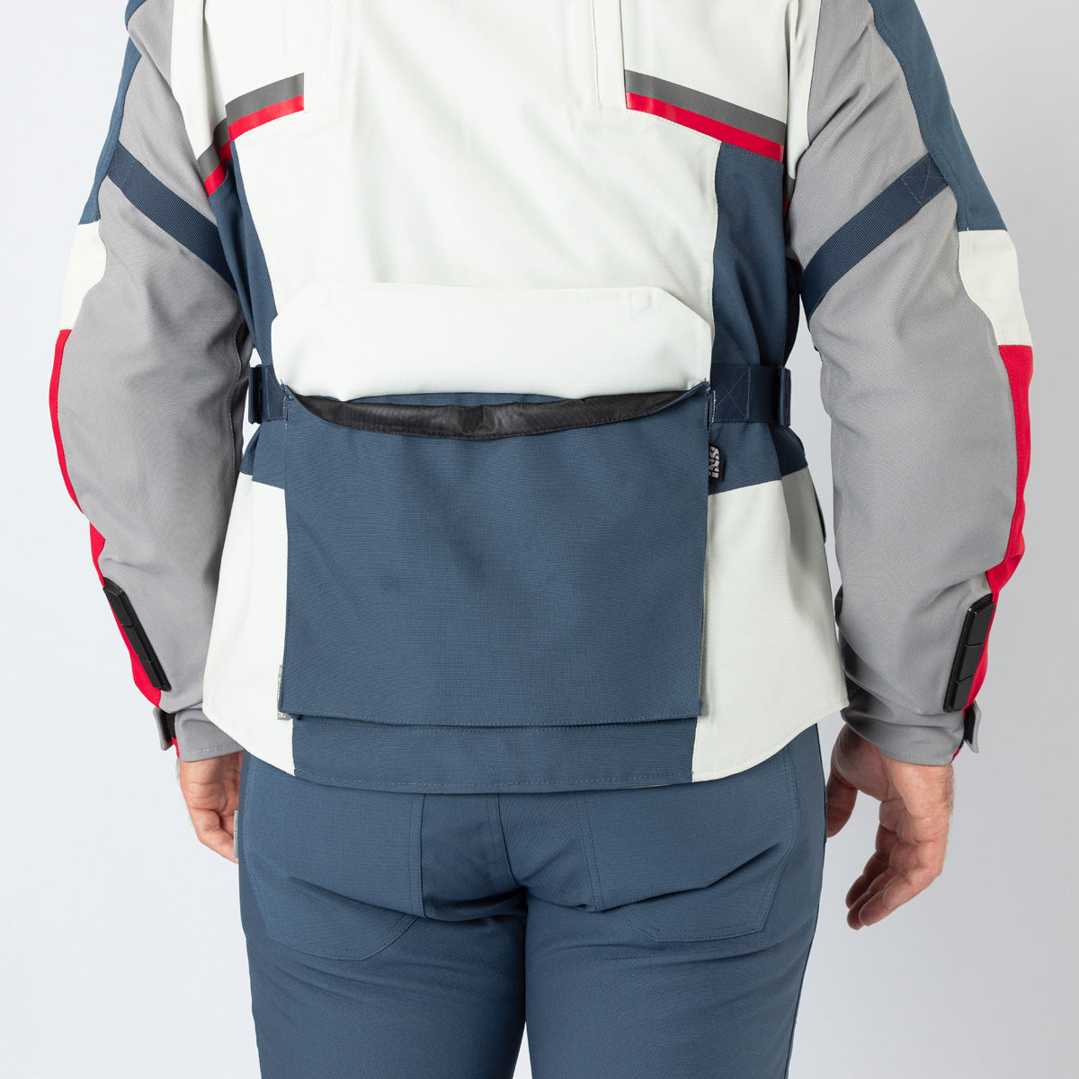 Tourster-STX 1.0 Laminatjacke hellgrau-blau-rot