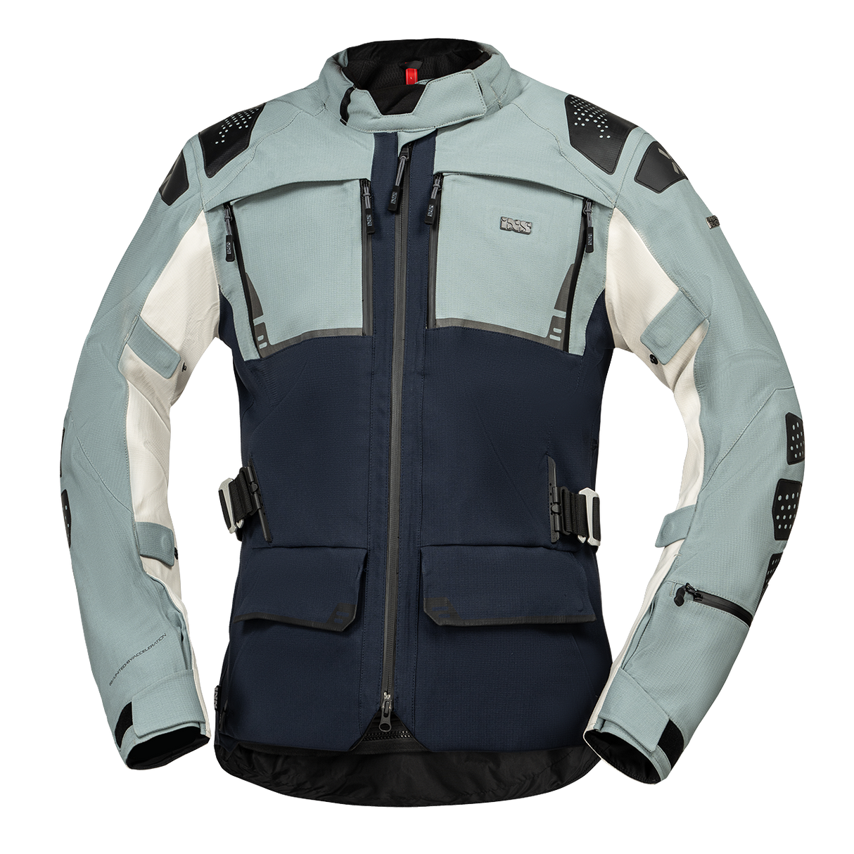 iXS-Tourster-STX 2.0 Laminatjacke - dunkelblau-blau grau-cool grau-01