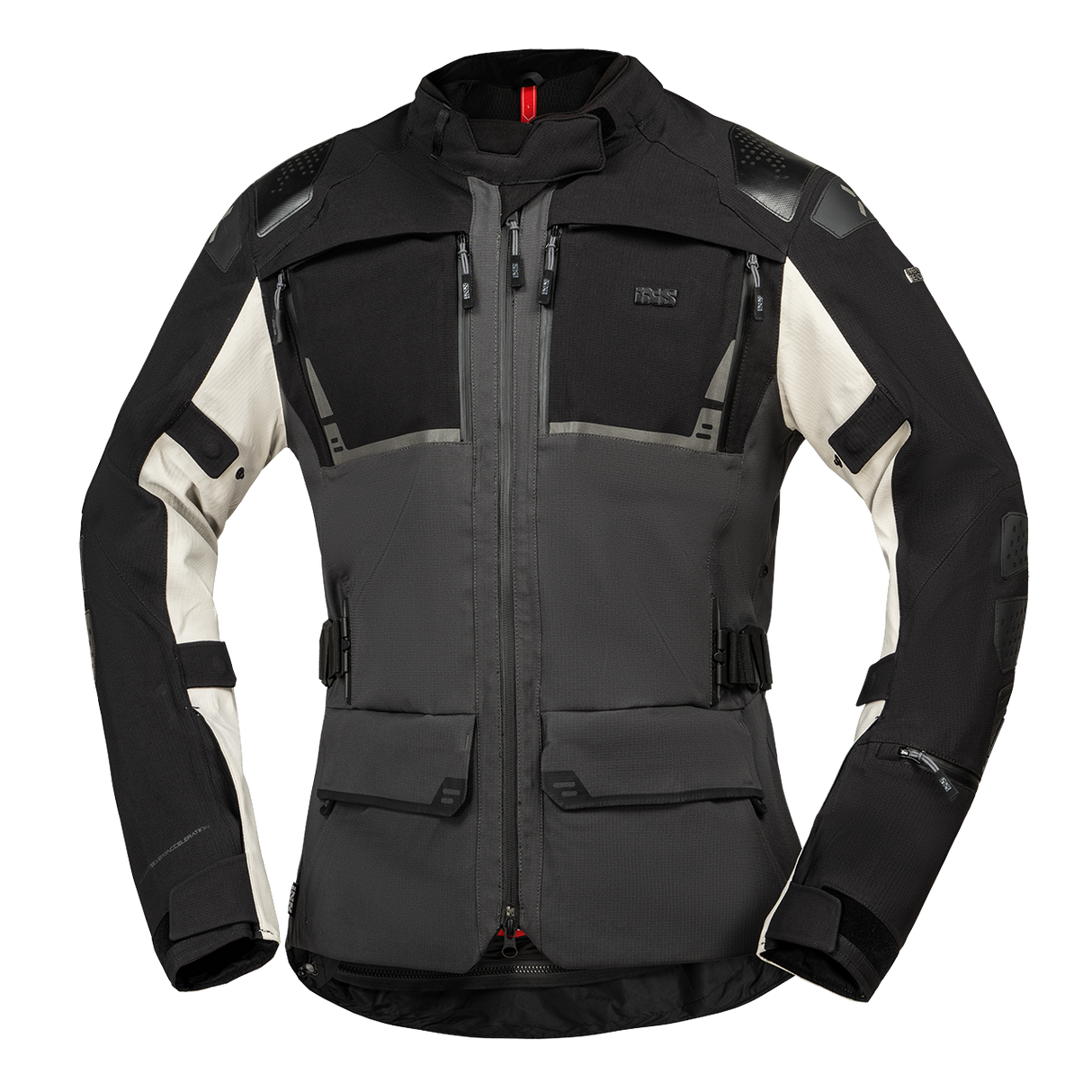 iXS-Tourster-STX 2.0 Laminatjacke - dunkelgrau-schwarz-cool grau-01