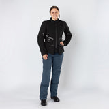 Damen Tourster-STX 1.0 Laminatjacke schwarz