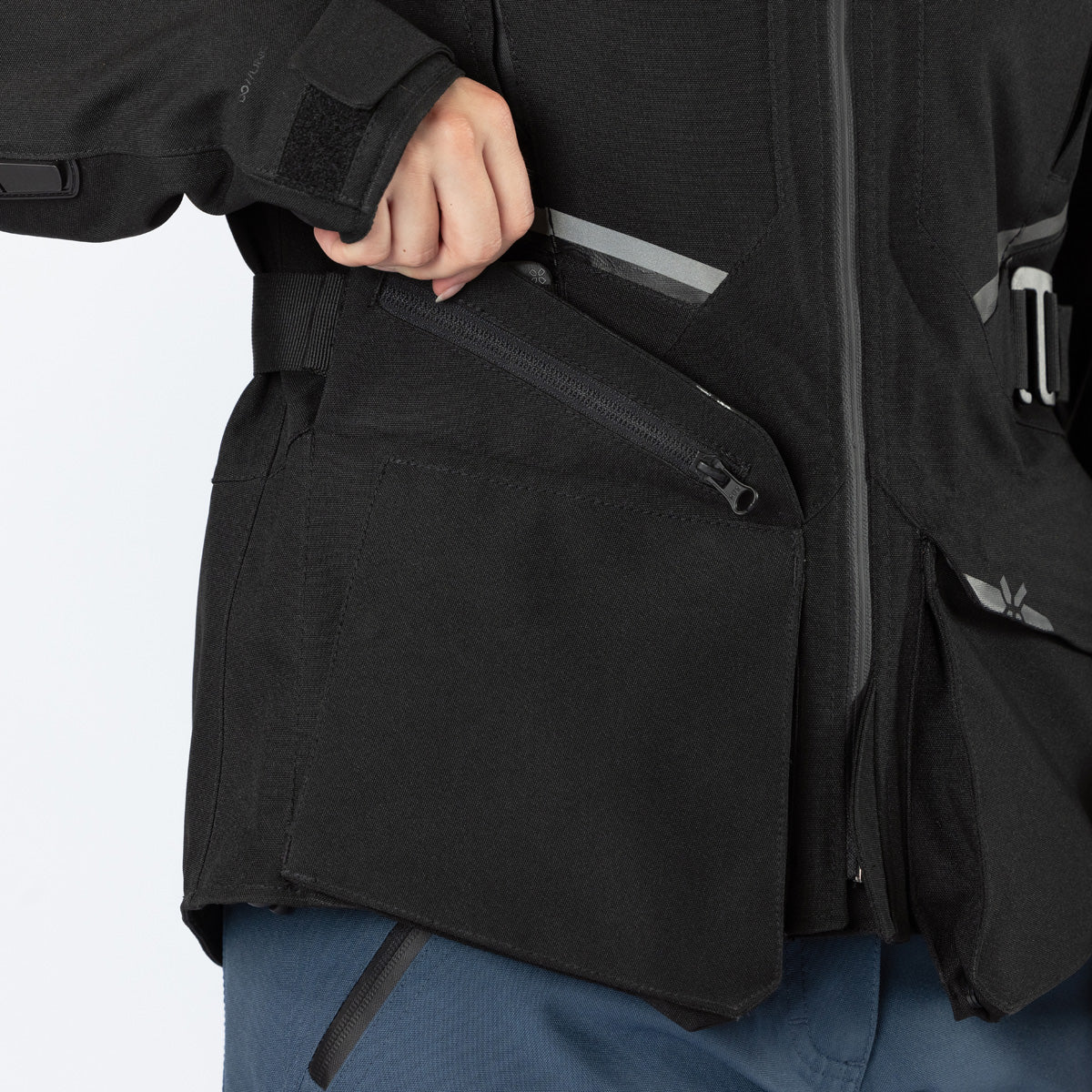 Damen Tourster-STX 1.0 Laminatjacke schwarz