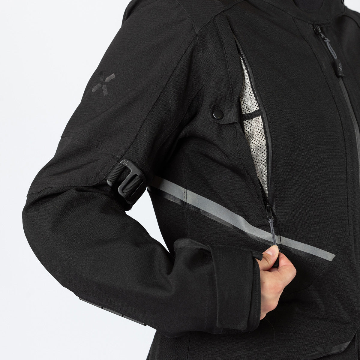 Damen Tourster-STX 1.0 Laminatjacke schwarz