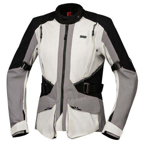 Damen Tourster-STX 1.0 Laminatjacke hellgrau-grau