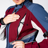 iXS-Damen Tourster-STX 1.0 Laminatjacke - weinrot-blau-cool grey-19