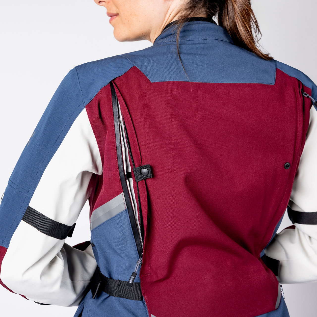 iXS-Damen Tourster-STX 1.0 Laminatjacke - weinrot-blau-cool grey-27