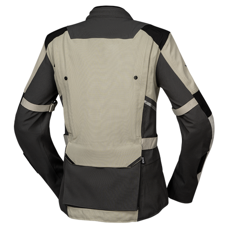 Damen Tourster-STX 1.0 Laminatjacke steingrau-dunkelgrau-schwarz