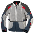 Tourster-BigAir 1.0 Jacke hellgrau-blau-rot
