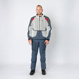Tourster-BigAir 1.0 Jacke hellgrau-blau-rot