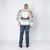 Tourster-BigAir 1.0 Jacke hellgrau-blau-rot