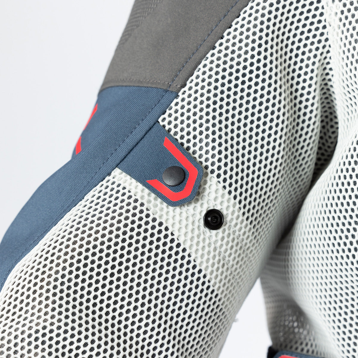 Tourster-BigAir 1.0 Jacke hellgrau-blau-rot