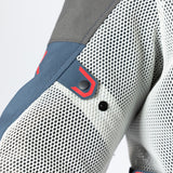 Tourster-BigAir 1.0 Jacke hellgrau-blau-rot