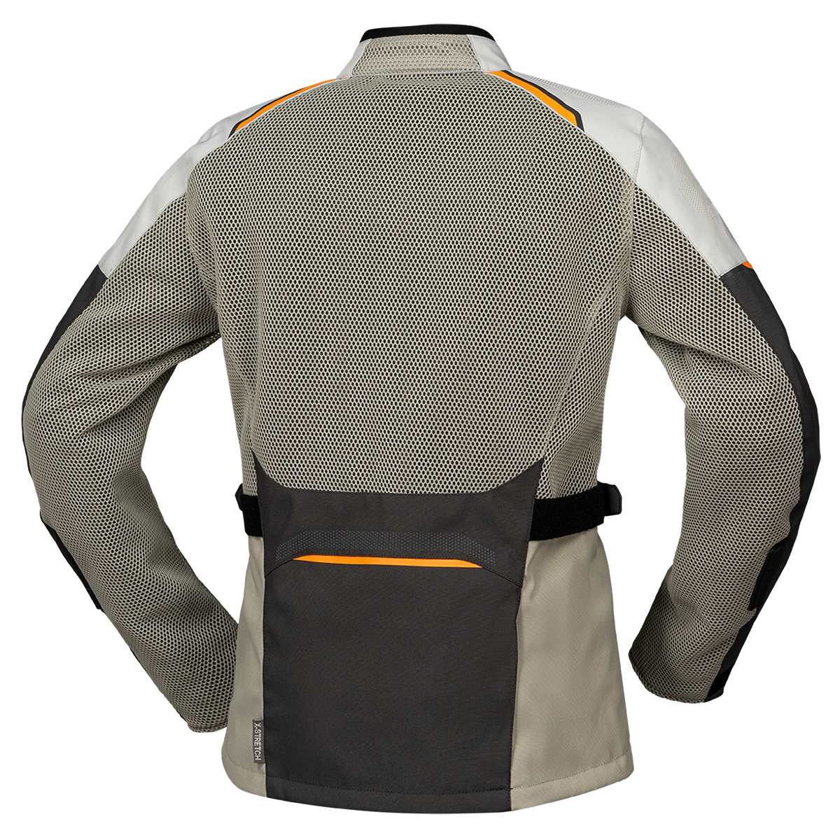 Damen Tourster-BigAir 1.0 Jacke dunkelgrau-steingrau-orange