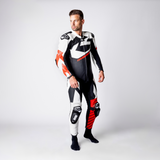iXS-Ace 1.0 Lederkombi Einteiler - schwarz-weiss-rot-08