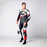 iXS-Ace 1.0 Lederkombi Einteiler - schwarz-weiss-rot-09