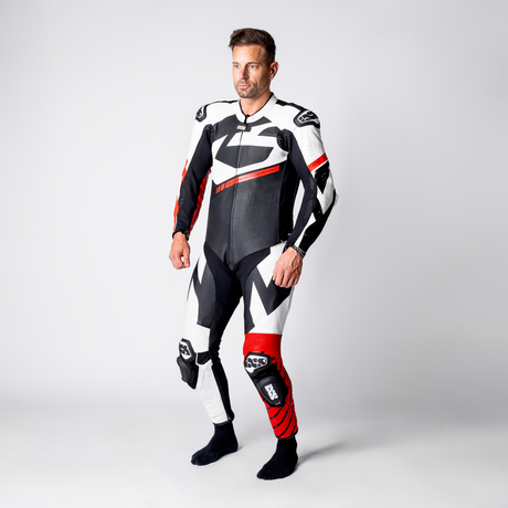 iXS-Ace 1.0 Lederkombi Einteiler - schwarz-weiss-rot-02