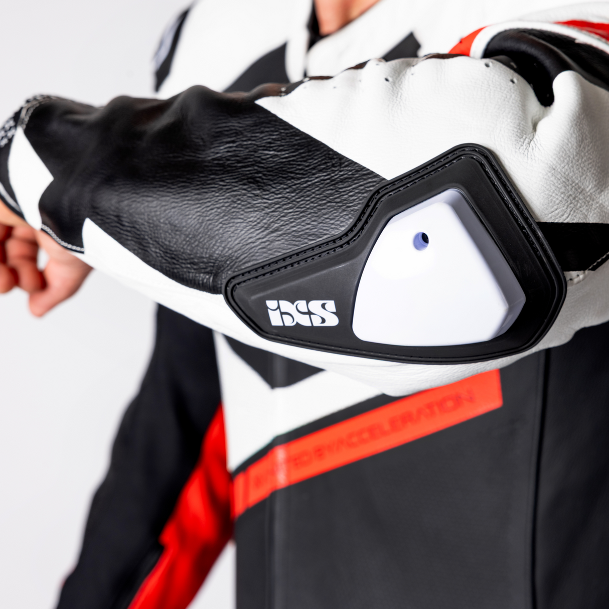iXS-Ace 1.0 Lederkombi Einteiler - schwarz-weiss-rot-19