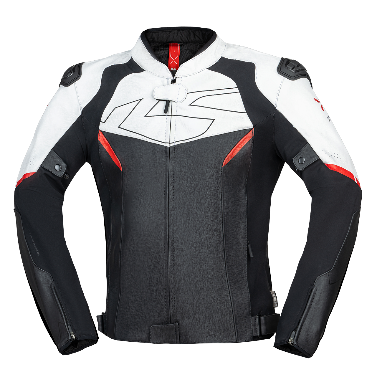 【えいぼー】leather jacket Ace 1.0 leather jacket - black-white-red – iXS.com