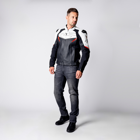 iXS-Ace 1.0 Lederjacke - schwarz-weiss-rot-02