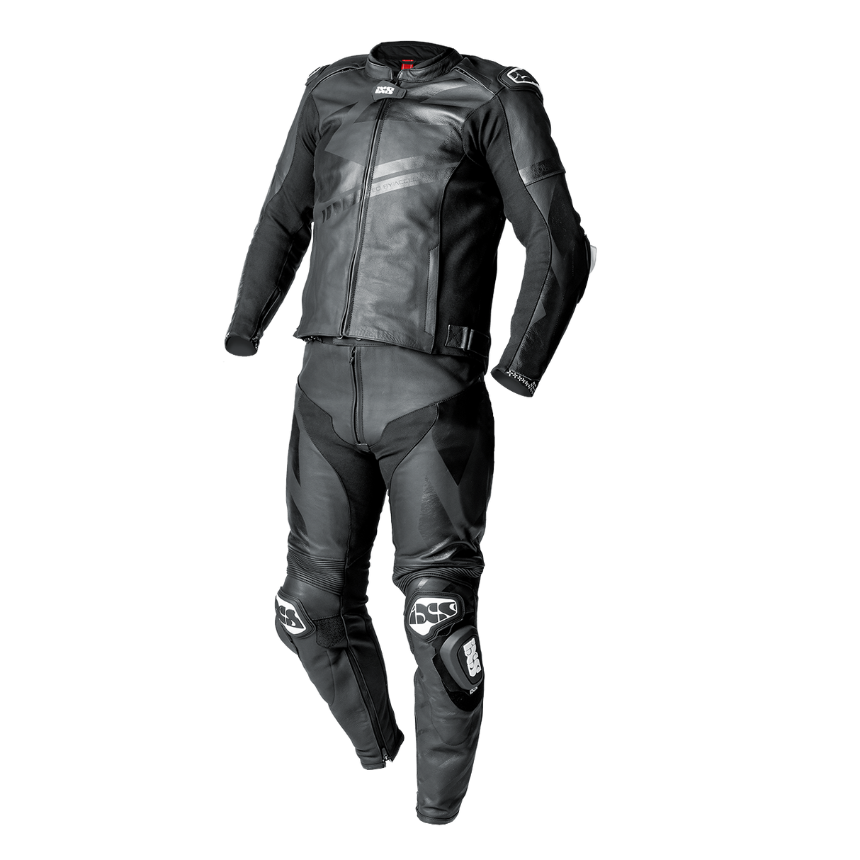 iXS-Ace 1.0 Lederkombi Zweiteiler - schwarz-01