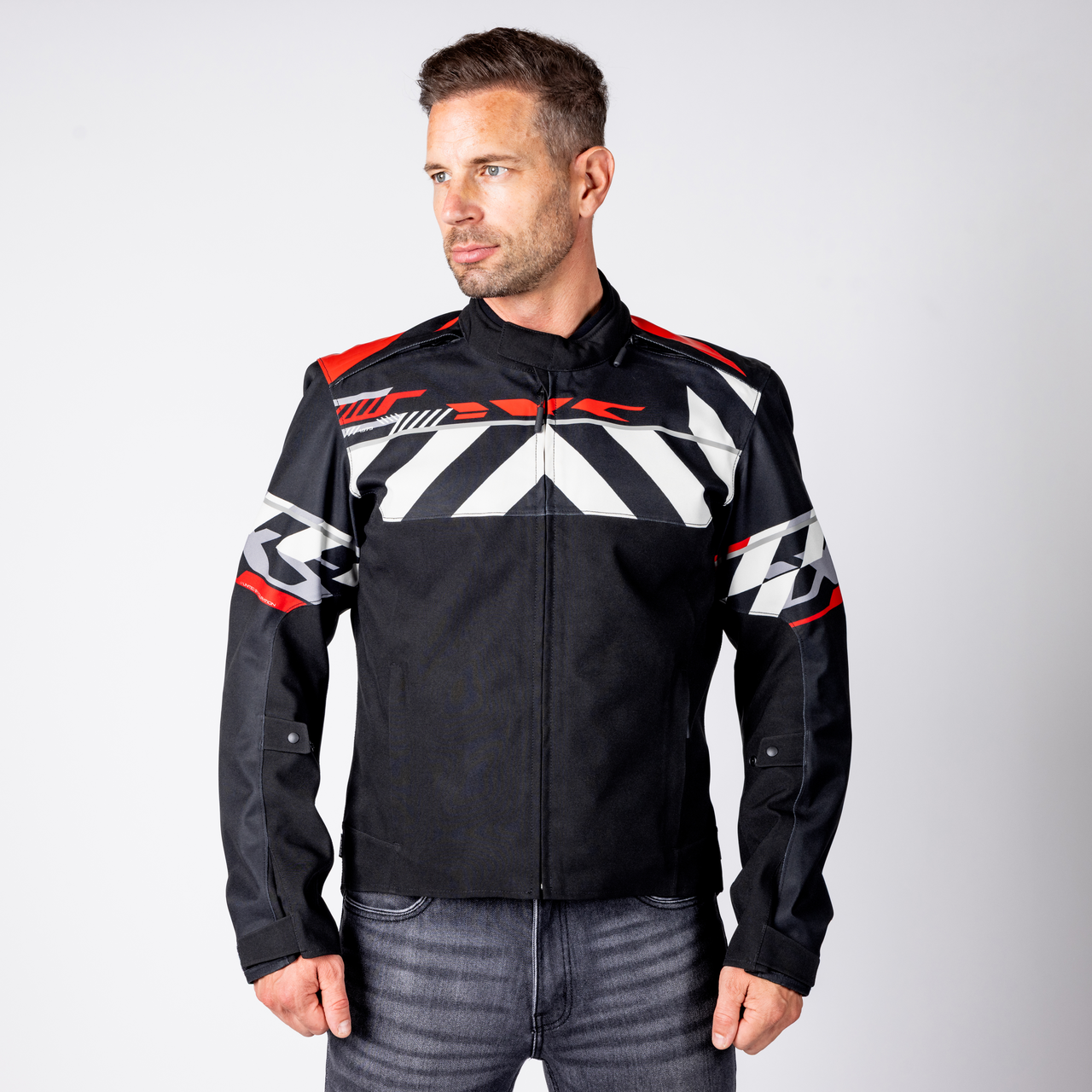 iXS-Rapid-STX 2.1 Laminatjacke - schwarz-rot-grau-02