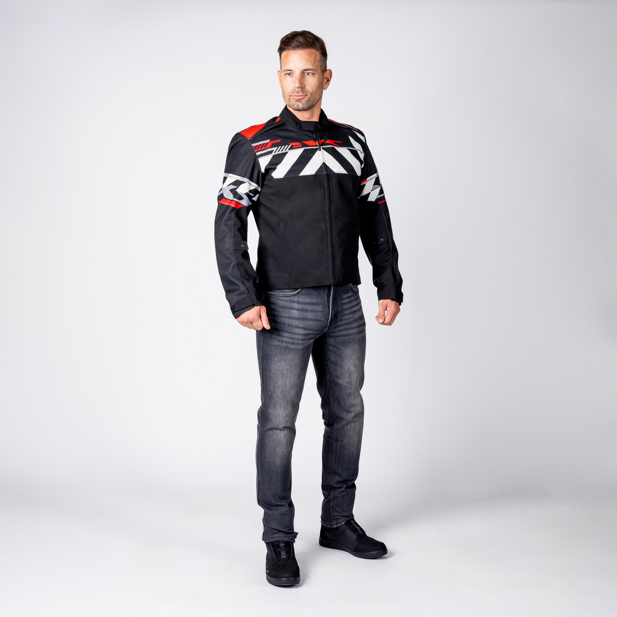 iXS-Rapid-STX 2.1 Laminatjacke - schwarz-rot-grau-16