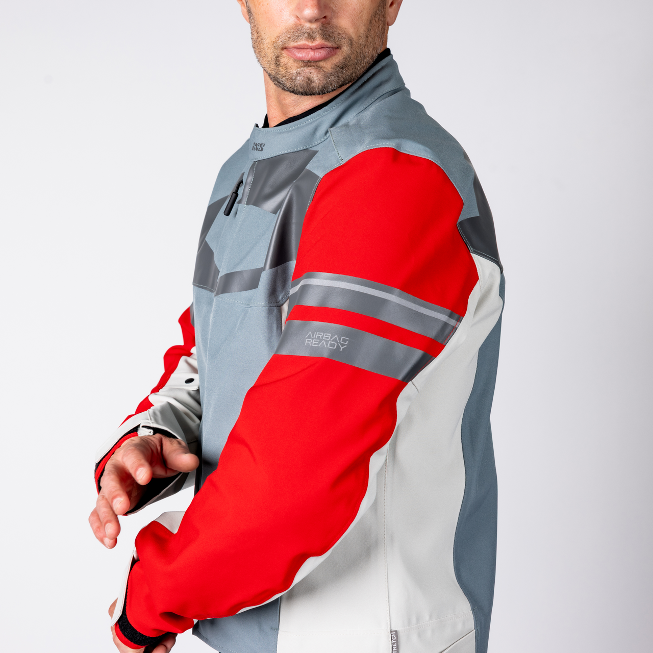 iXS-Rapid-STX 2.2 Laminatjacke - blau grau-rot-17