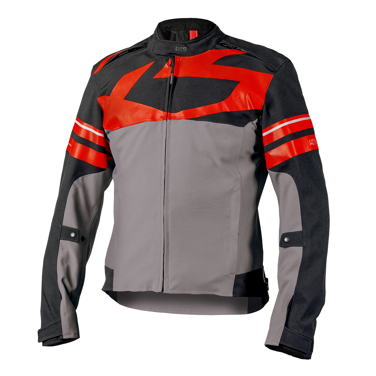 iXS-Rapid-STX 2.2 Laminatjacke - dunkelgrau-schwarz-rot-01