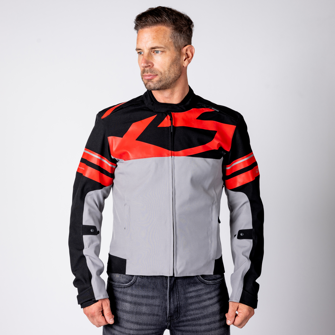 iXS-Rapid-STX 2.2 Laminatjacke - dunkelgrau-schwarz-rot-10