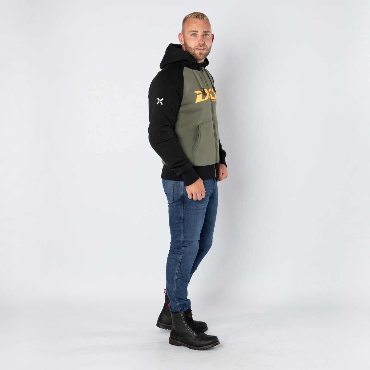 iXS Rapid 1.0 hoodie olive-orange – IXS.com