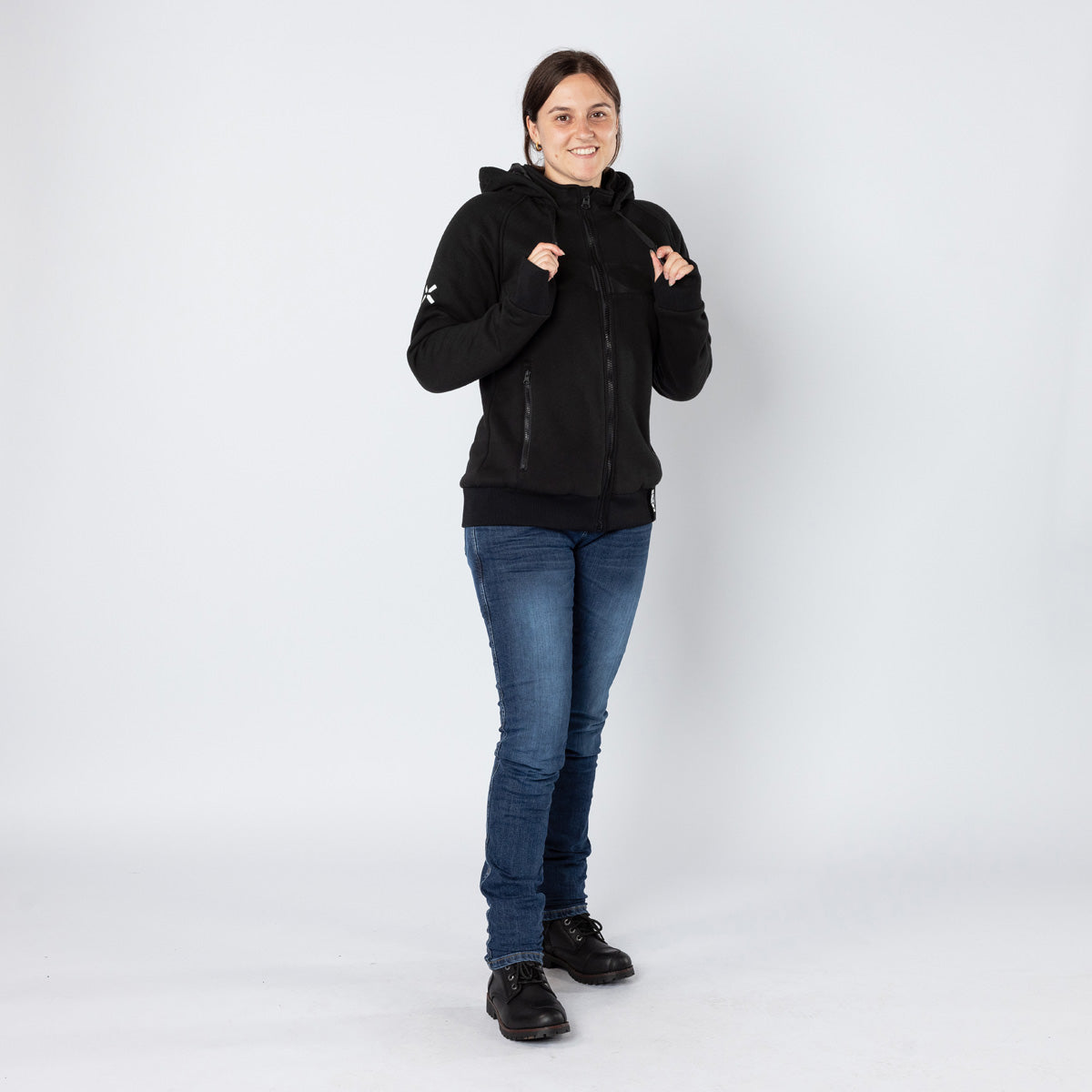 Damen Rapid 1.0 Hoodie schwarz