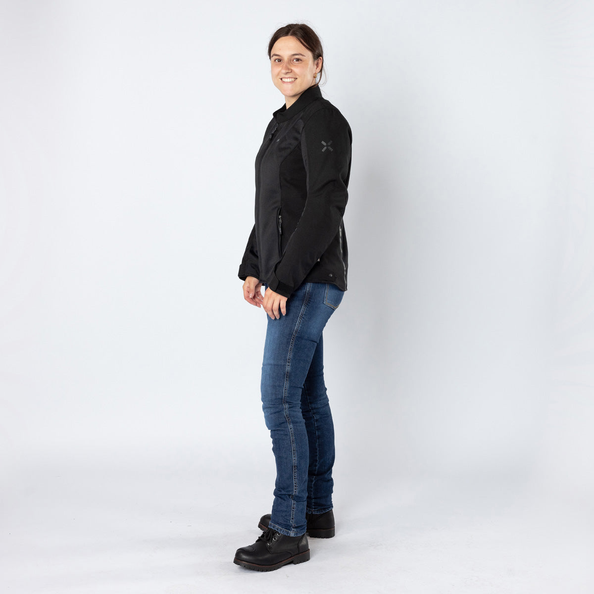 Damen Oxy-Air Jacke schwarz