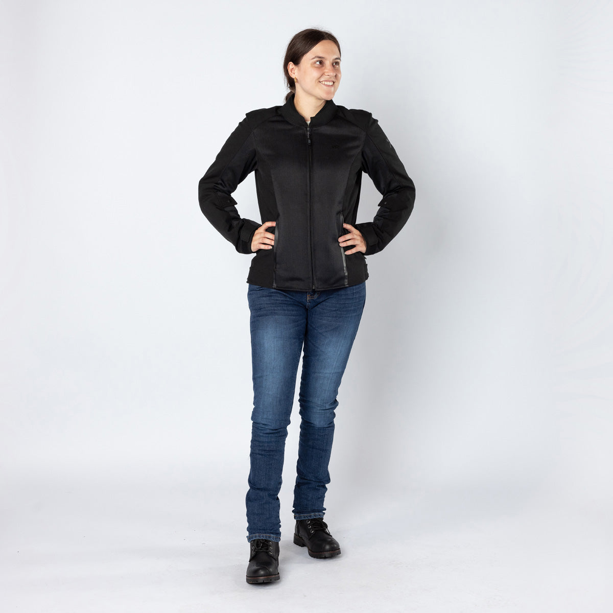 Damen Oxy-Air Jacke schwarz