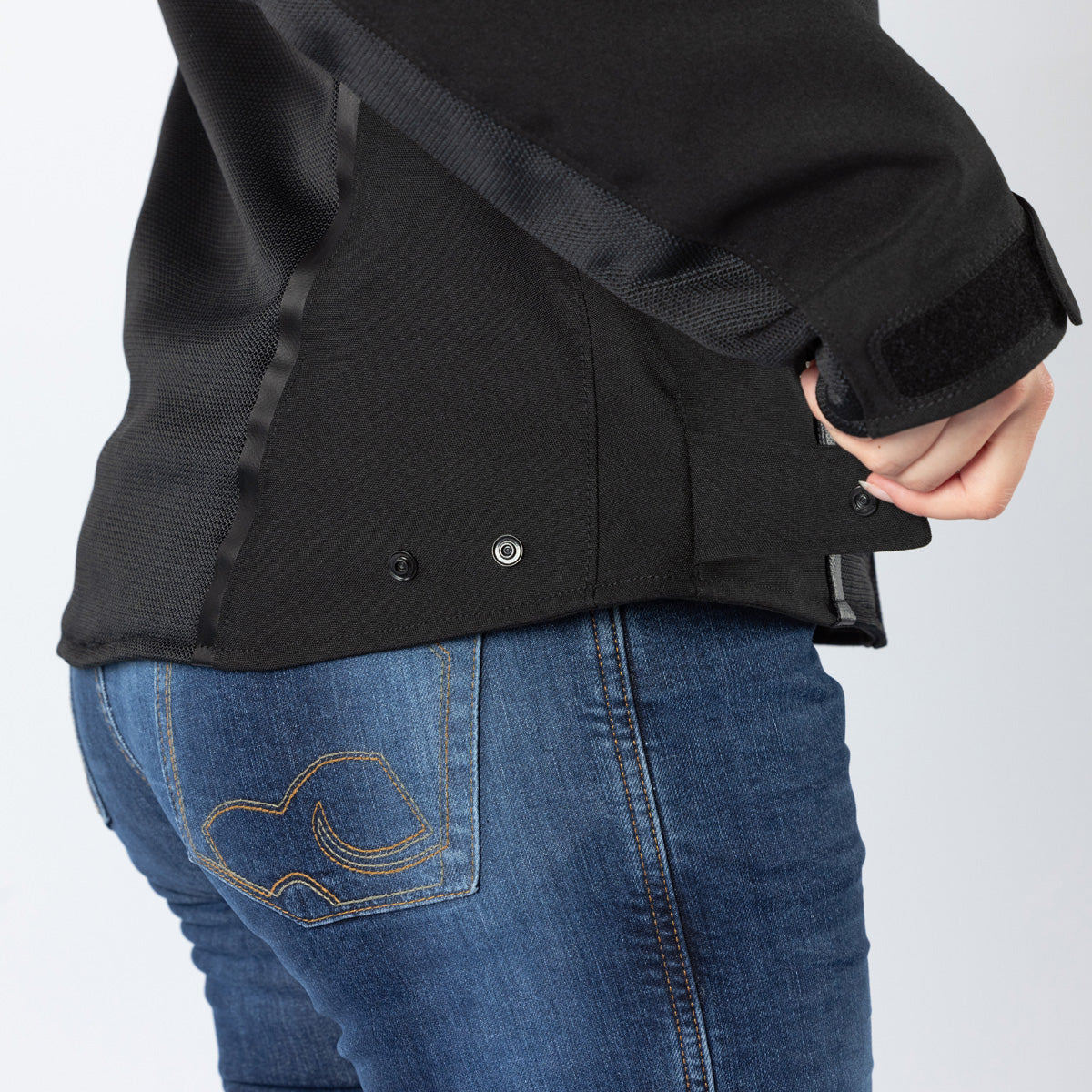 Damen Oxy-Air Jacke schwarz