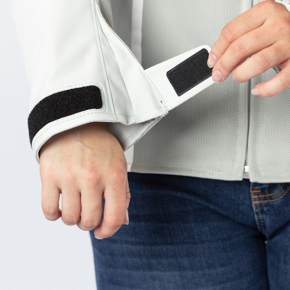 Damen Oxy-Air Jacke hellgrau