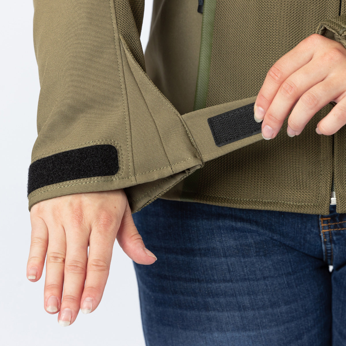 Damen Oxy-Air Jacke oliv