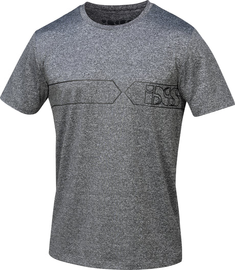 Team T-Shirt Function grau-schwarz