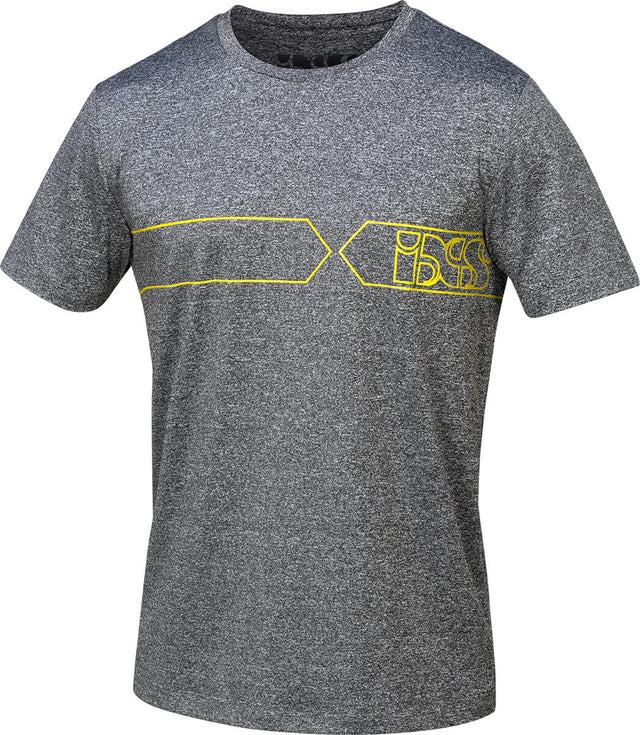 Team T-Shirt Function grau-gelb fluo
