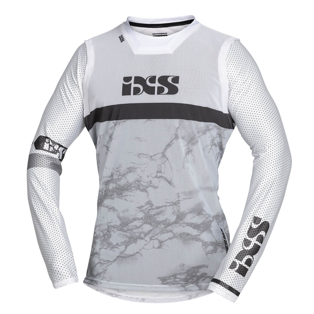 Trigger MX Jersey grau-weiss