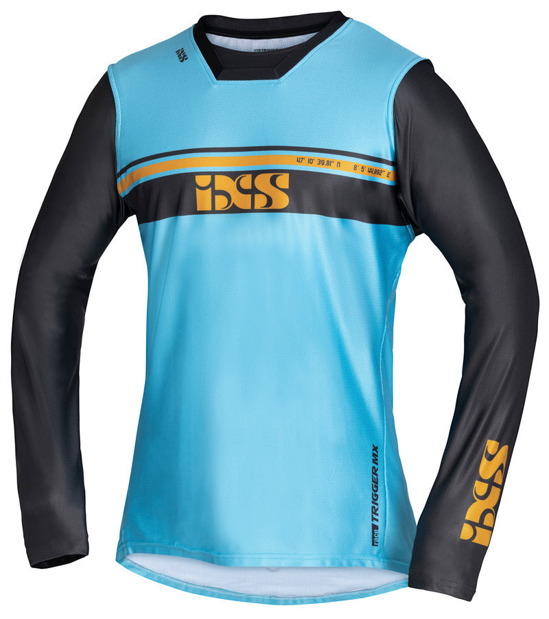 Trigger MX Jersey 2.0 hellblau-anthrazit-braun