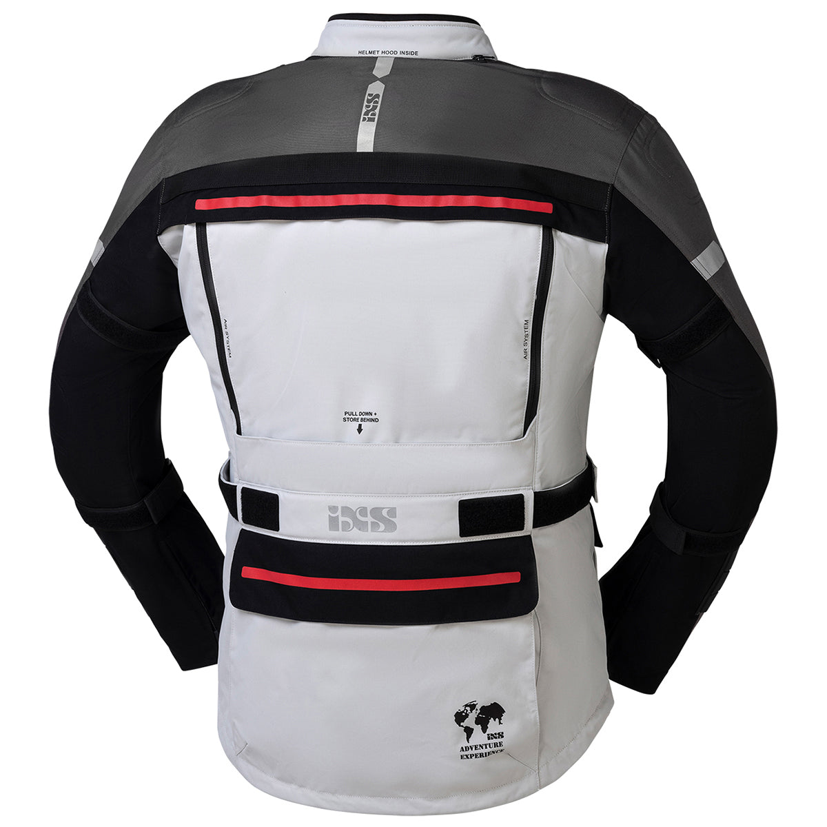 Tour Jacke Montevideo-ST 3.0 hell grau-dunkel grau-schwarz