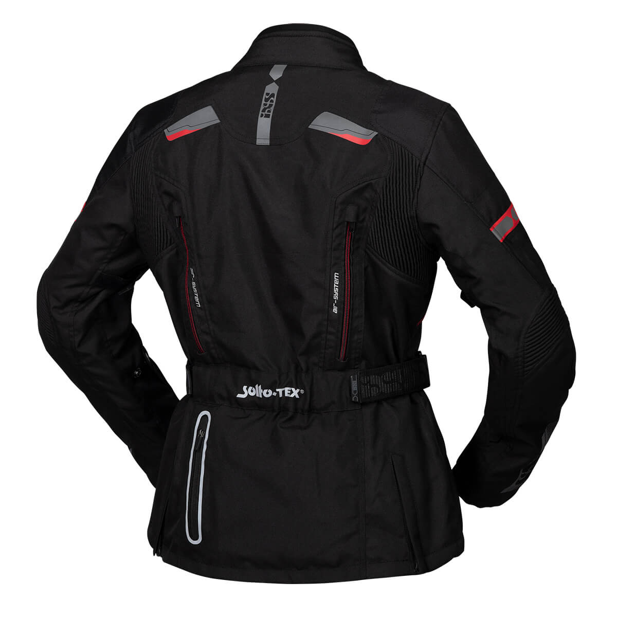 IXS Tour Women's Jacket Liz-ST black-red – iXS.com
