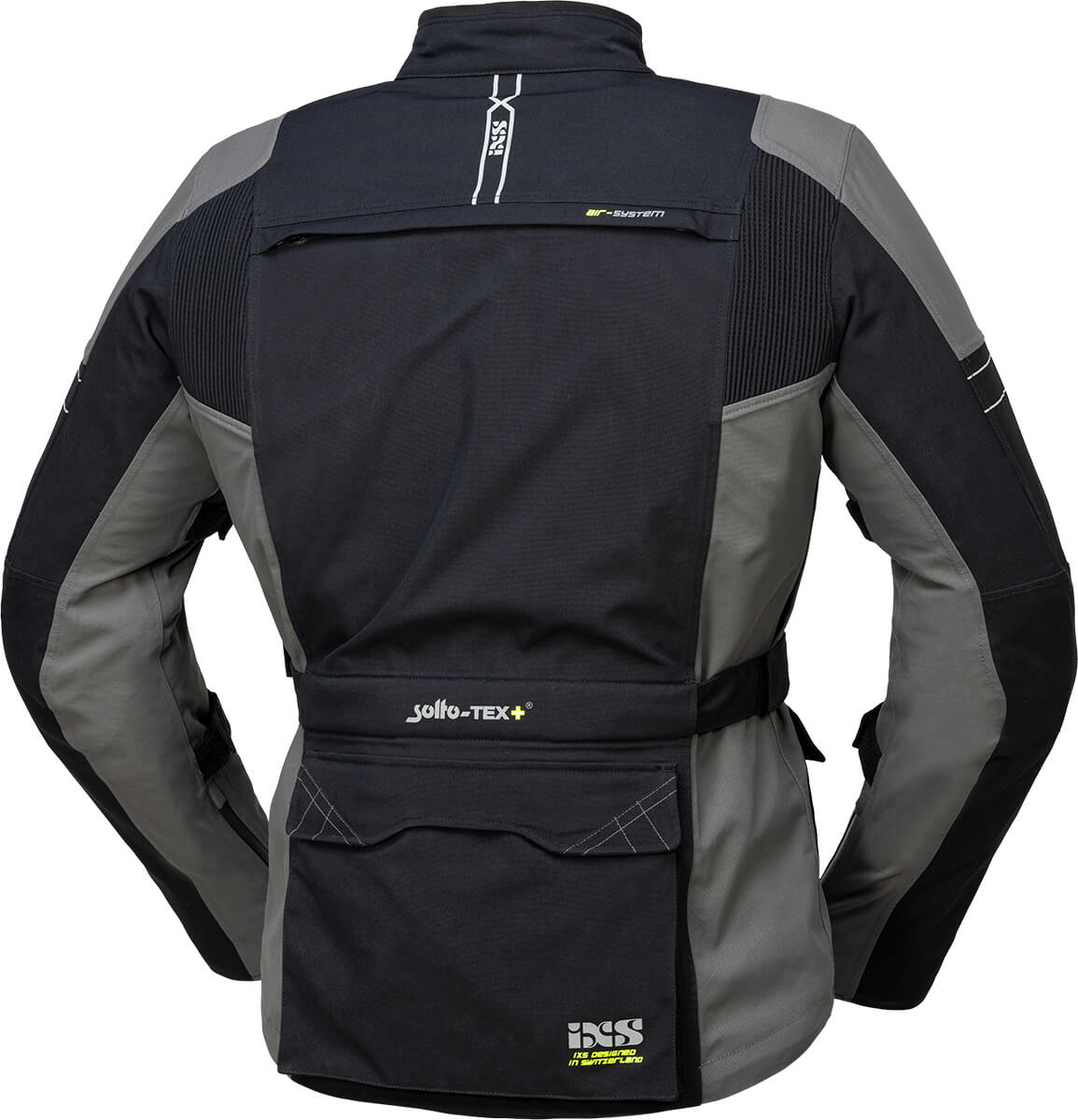 Tour Jacke Laminat-ST-Plus schwarz-grau