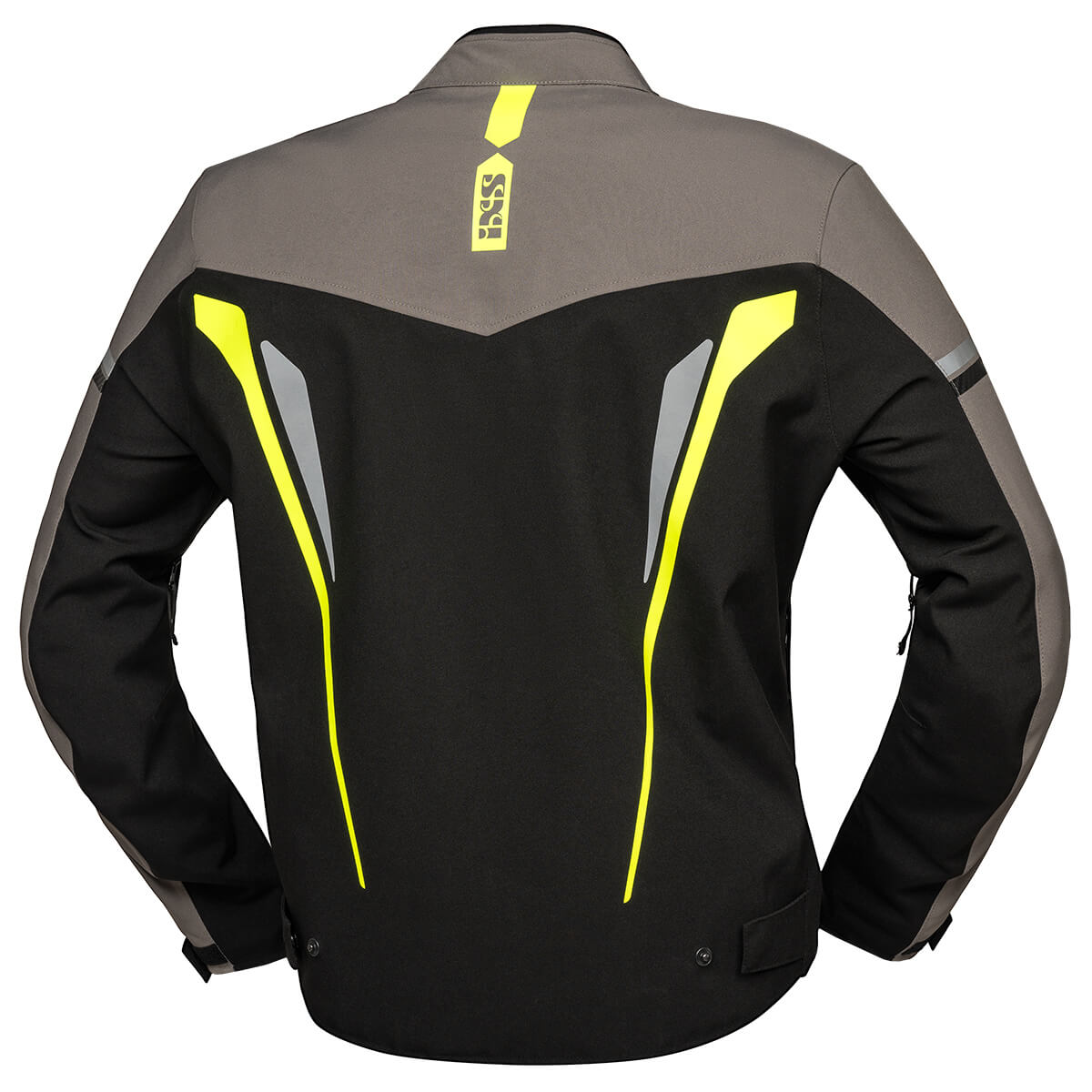 iXS Sport jacket TS-Pro-ST+ black-grey-yellow fluo – iXS.com
