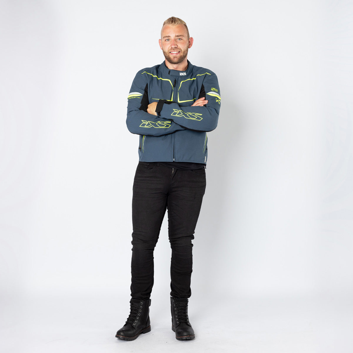【希少】Sports Jacket iXS Sport jacket TS-Pro ST+ blue-fluo yellow – IXS.com