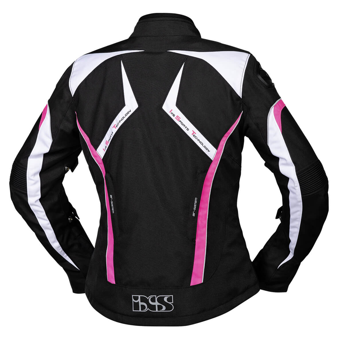 IXS Sport Women's Jacket RS-1000-ST black-white-pink – iXS.com