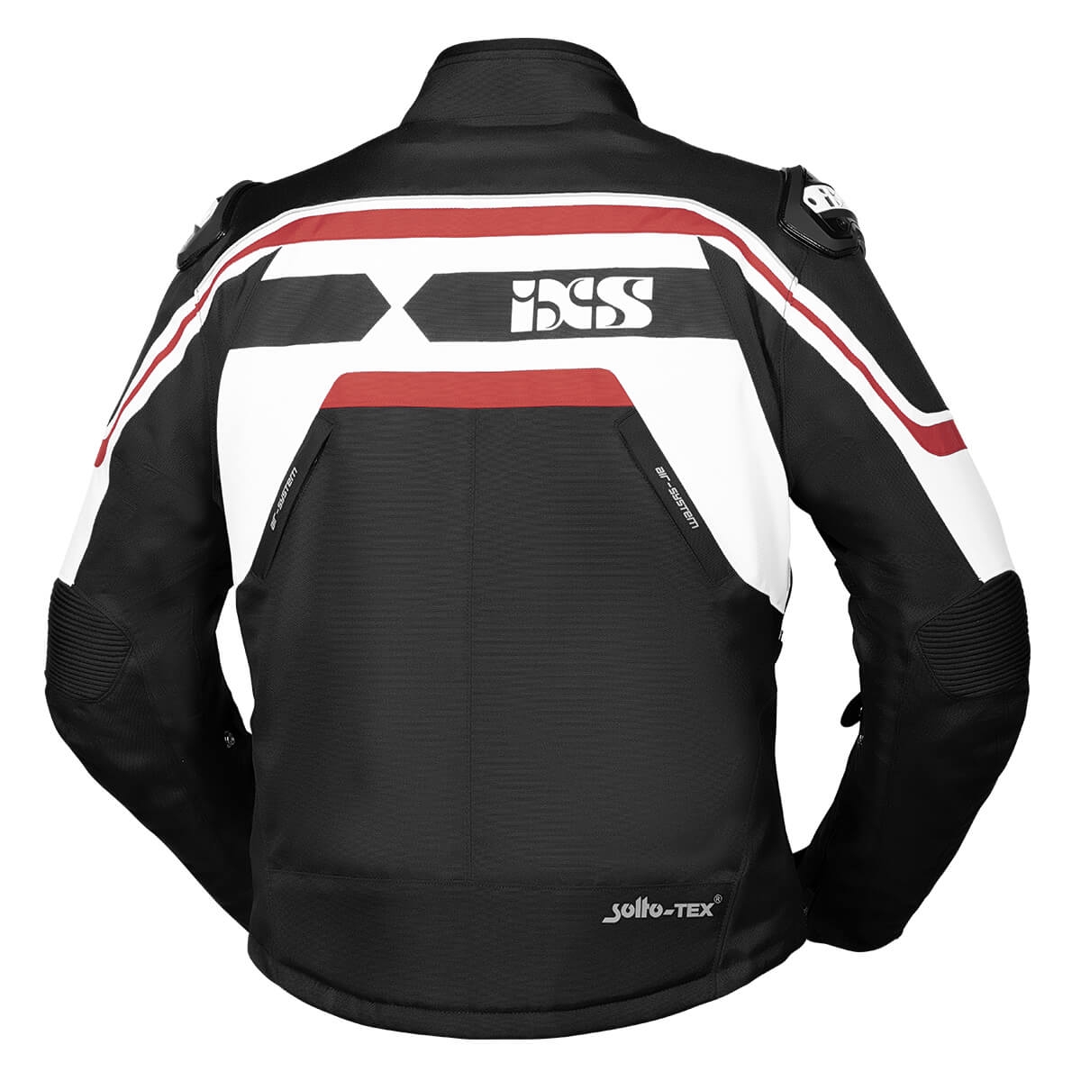 Sport Jacke RS-700-ST schwarz-weiss-rot