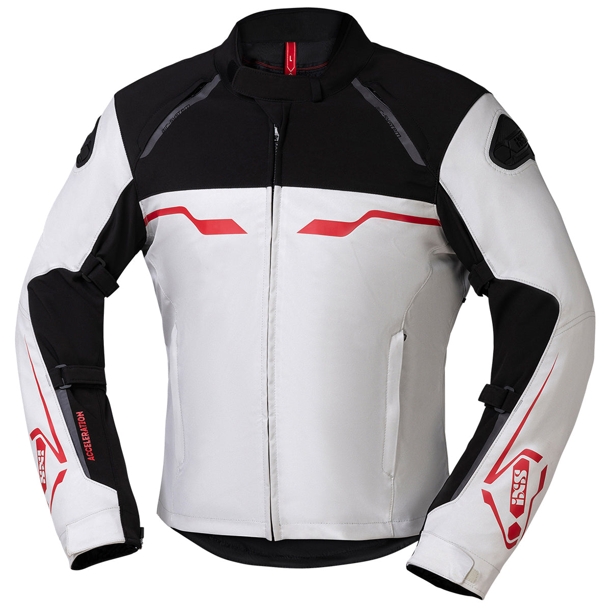 Sports Jacke Hexalon-ST weiss-schwarz-rot